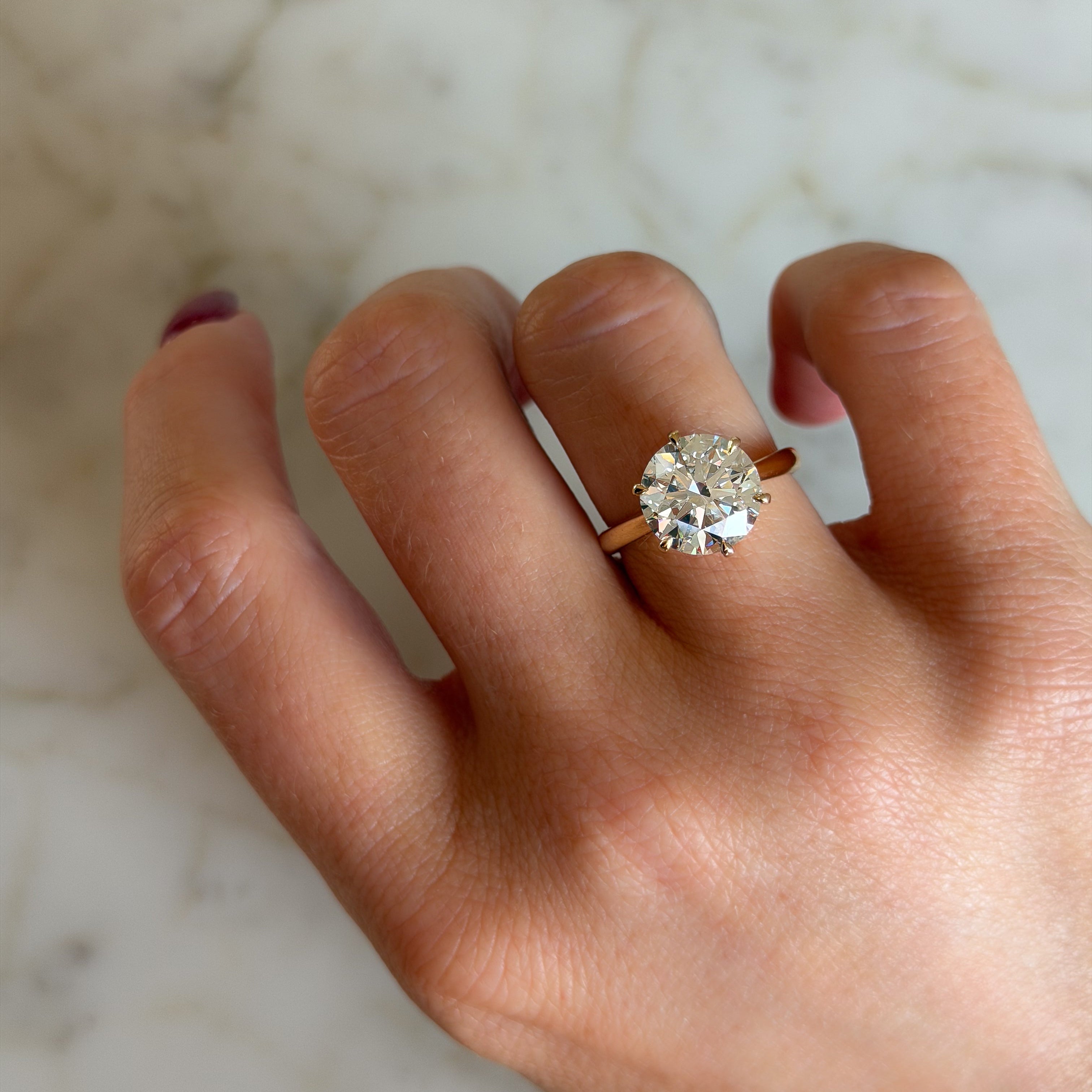 CHLOE 4.09 ct, size 53, yellow gold