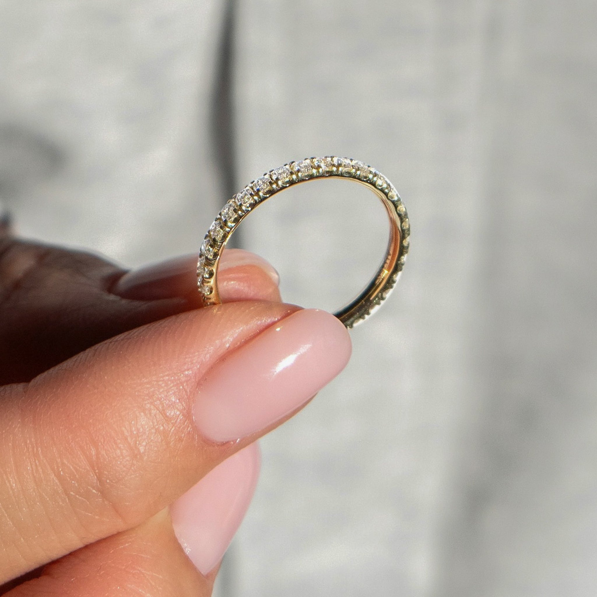 Eternity ring, yellow gold, size 53 - LM STUDIO GmbH