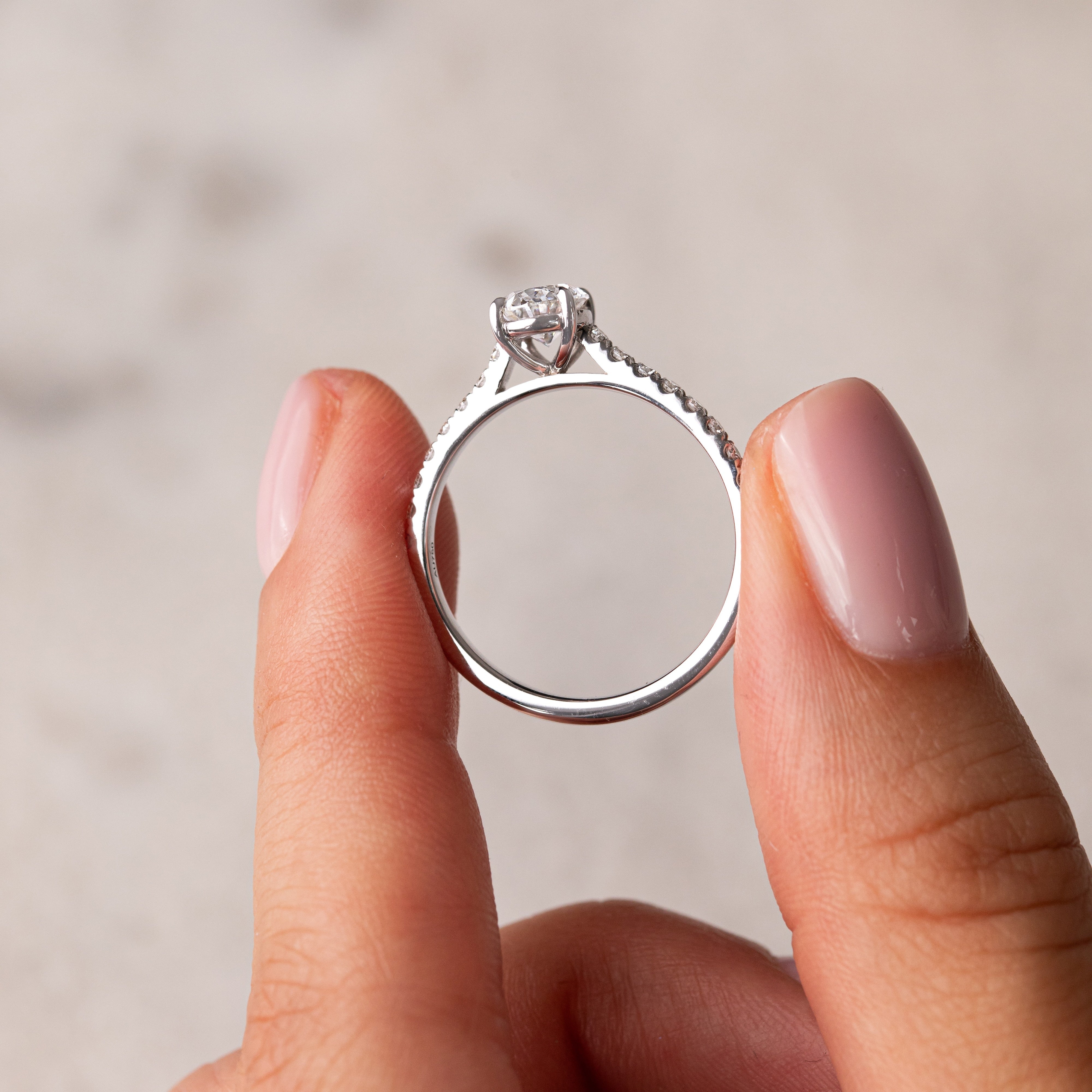 DRIES 1.01 ct, size 57, white gold