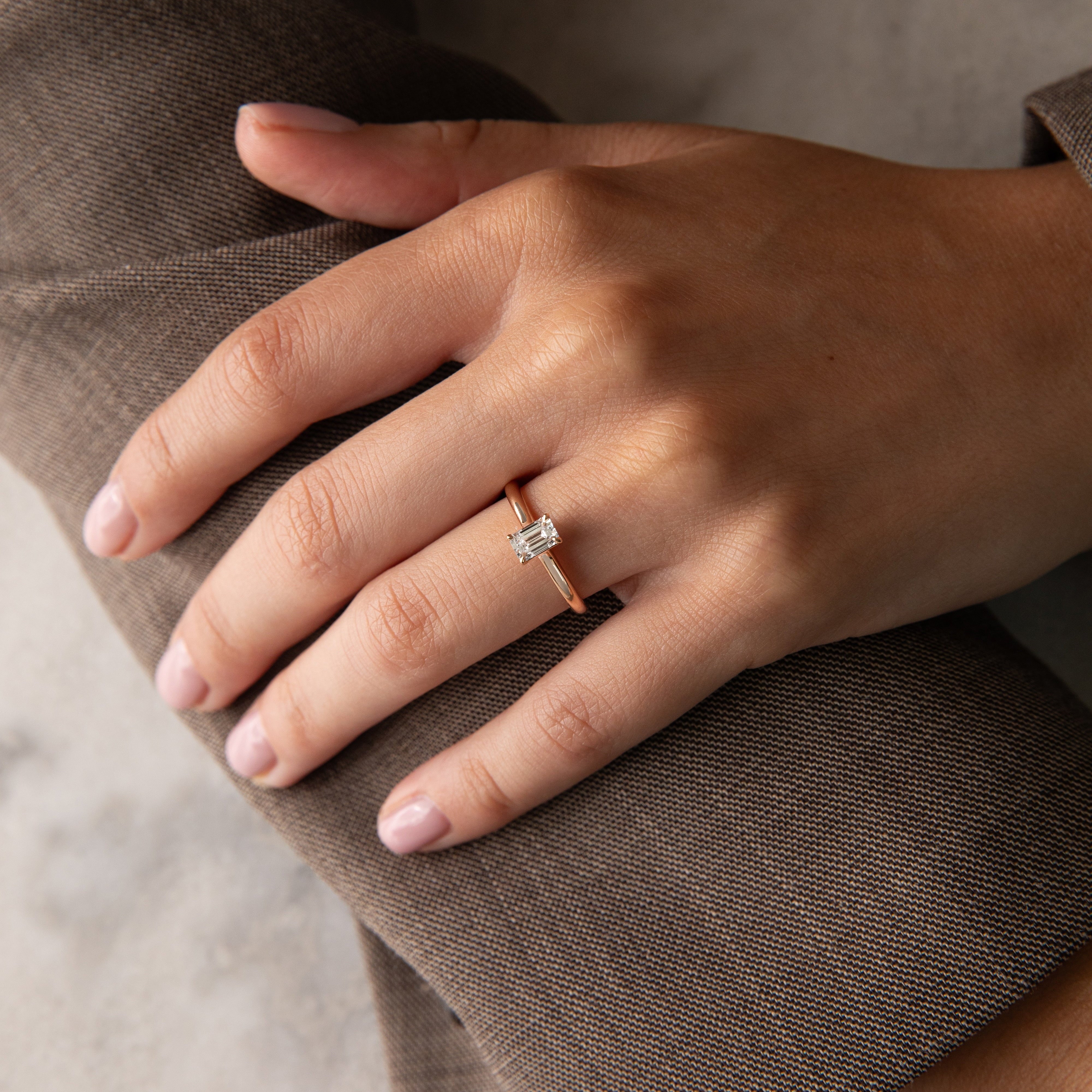 HELEN 0.50 ct, size 51, rose gold