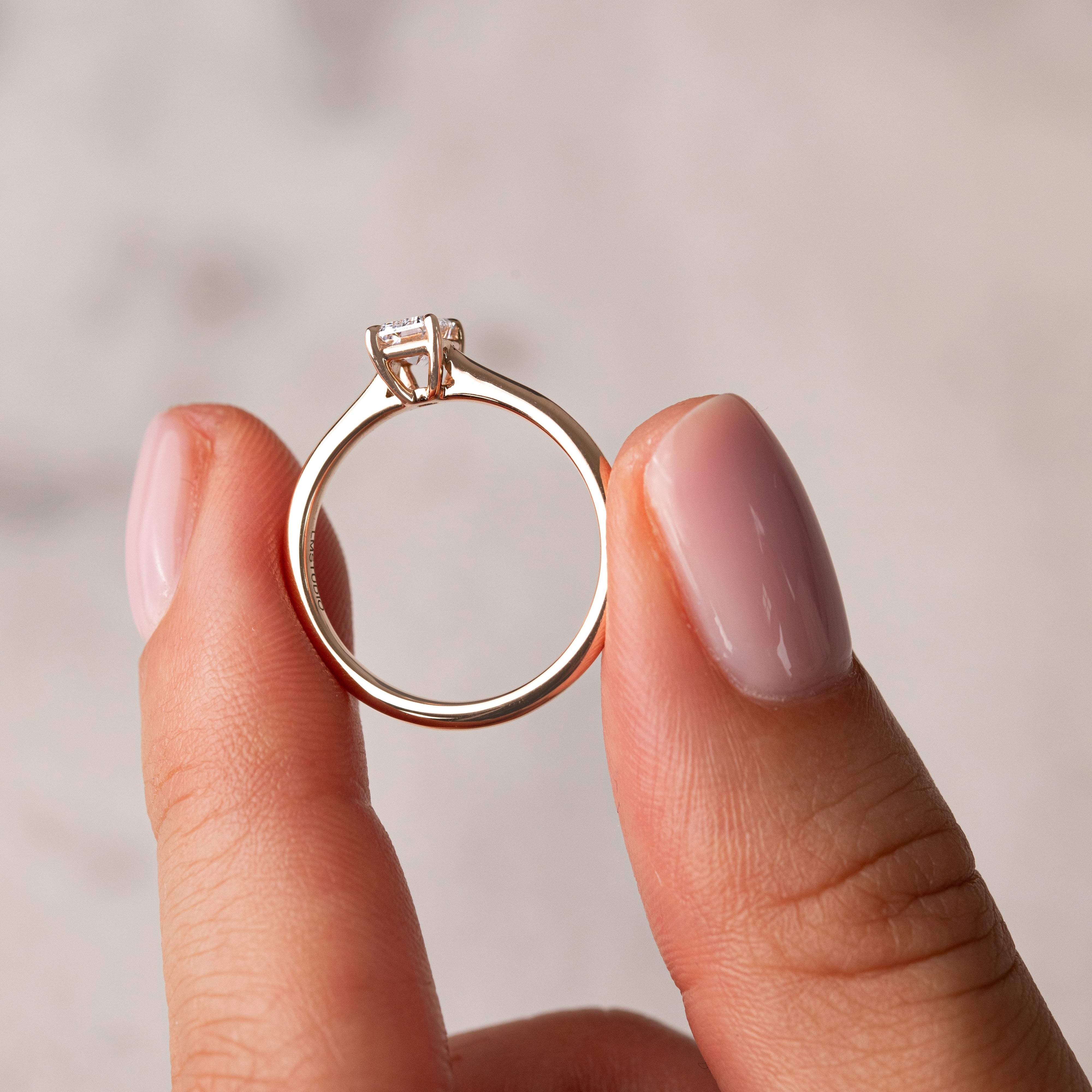 HELEN 0.50 ct, size 51, rose gold