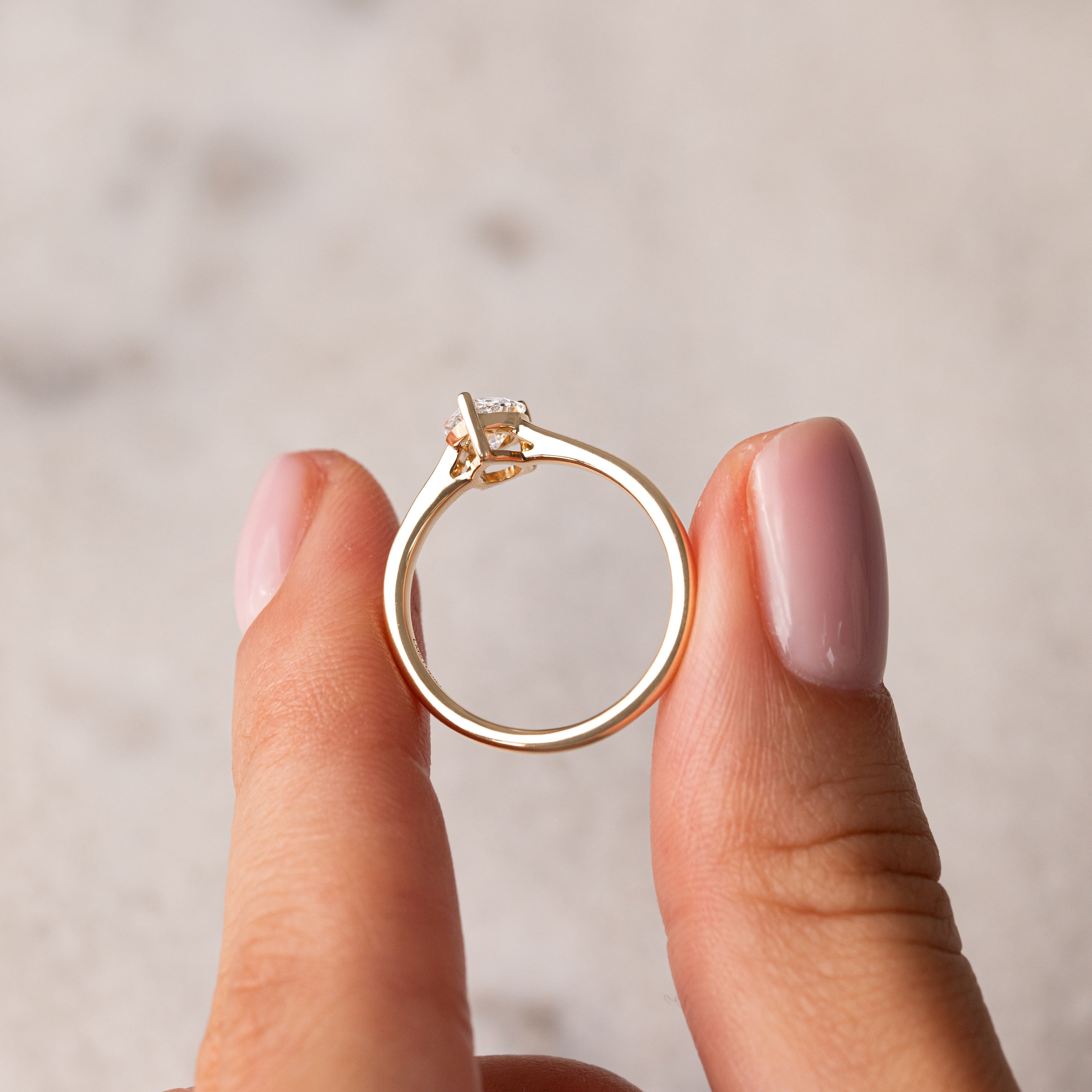 MARLENE 0.71 ct, size 52, yellow gold