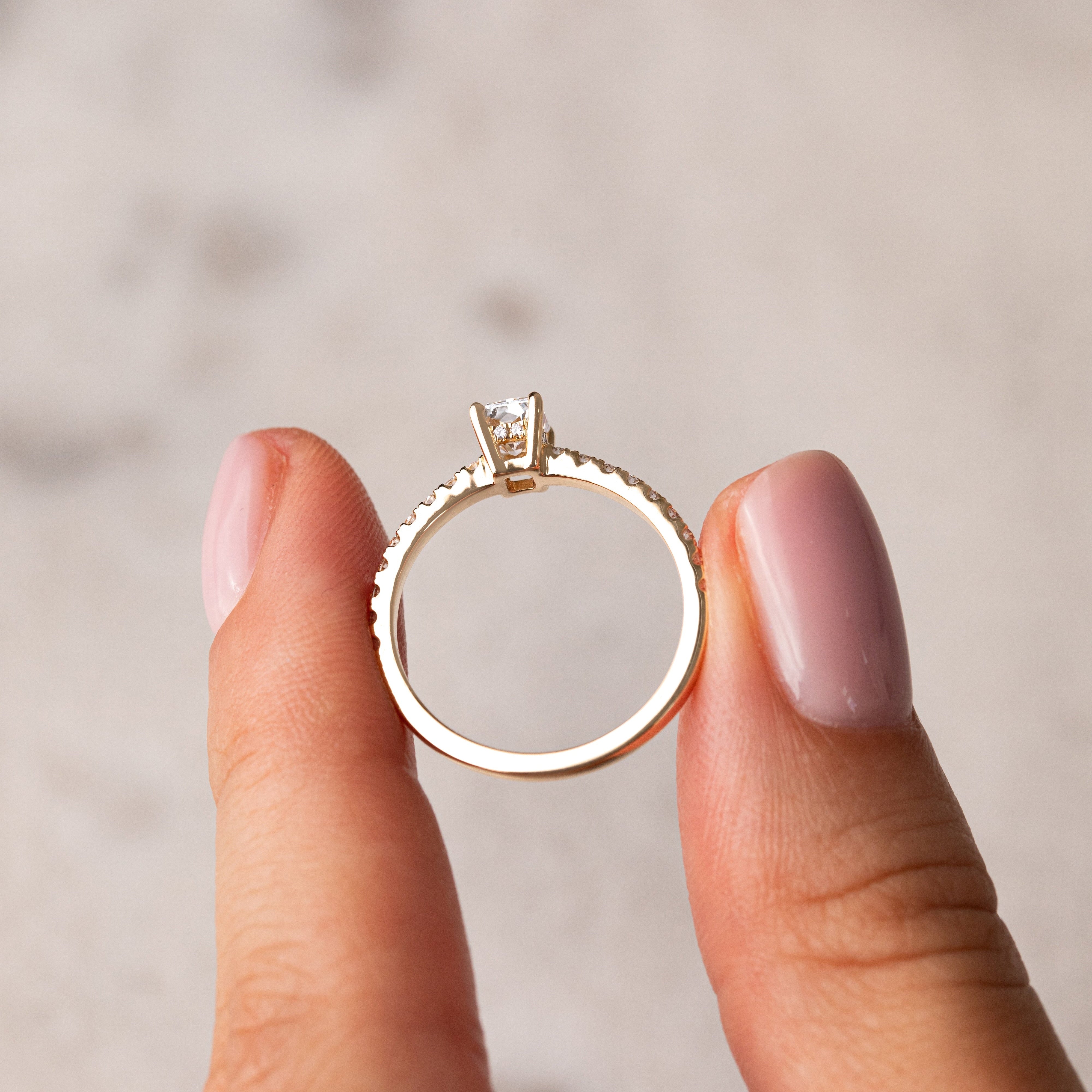 TERRY 0.54 ct, size 54, yellow gold