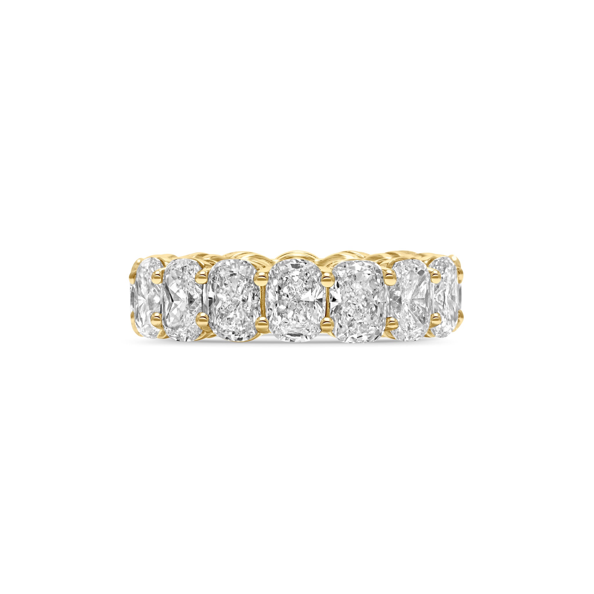 ELONGATED CUSHION ETERNITY RING