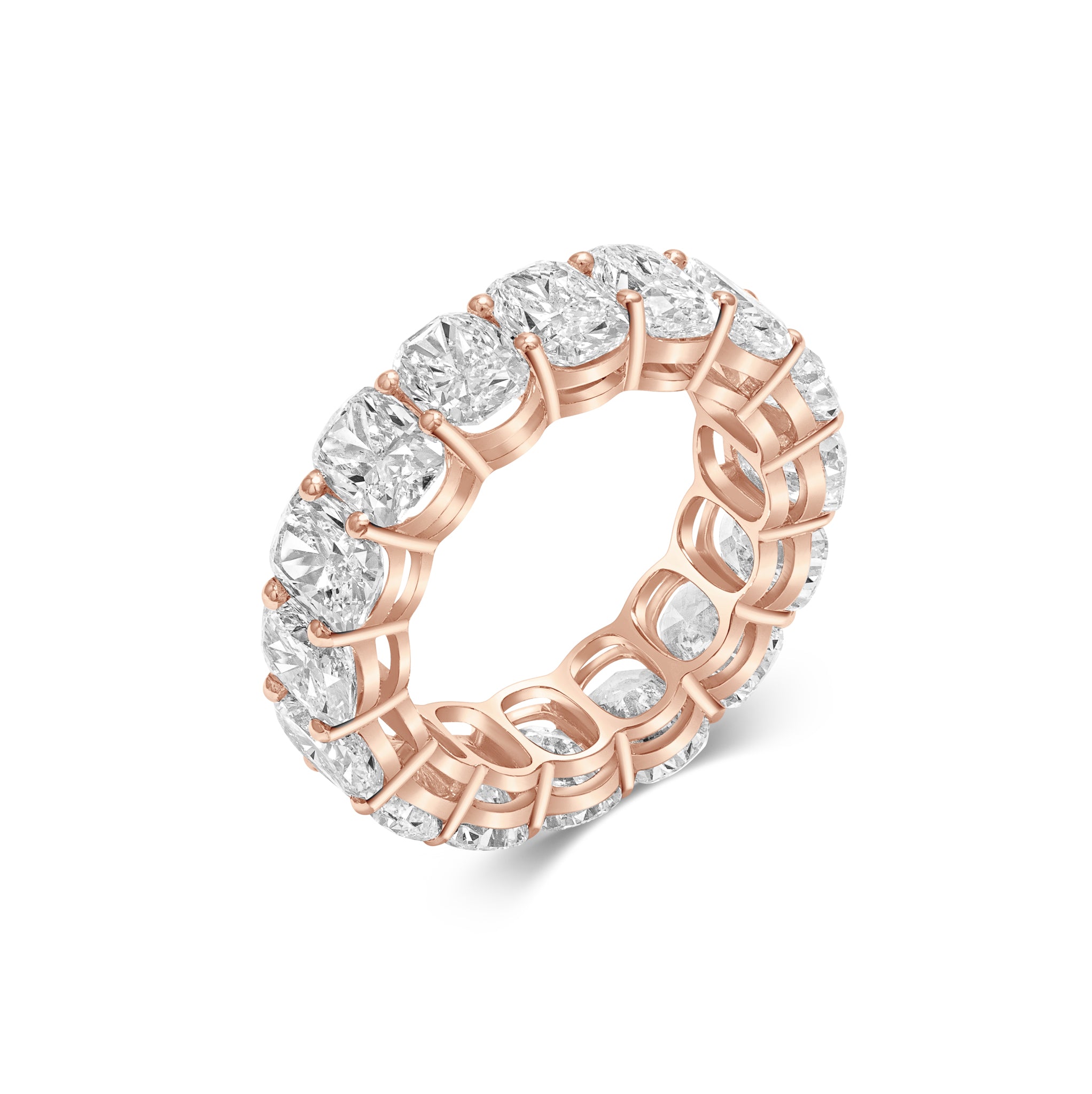 ELONGATED CUSHION ETERNITY RING