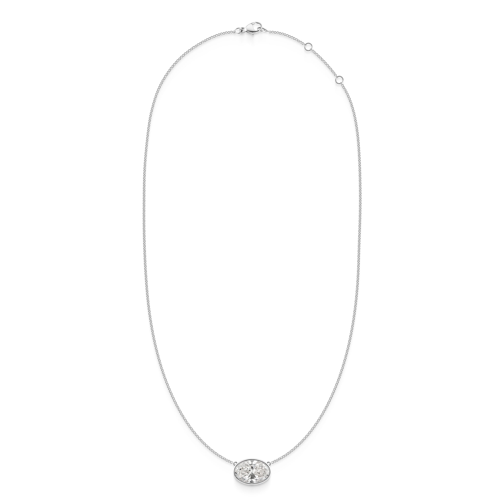 Bezel Oval necklace