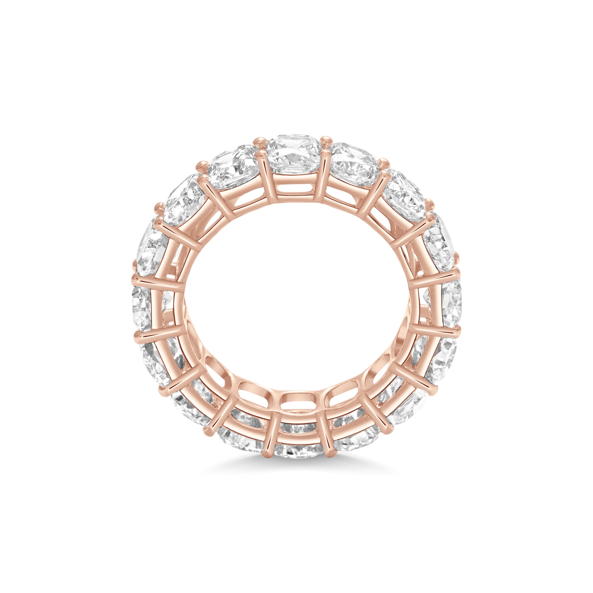 ELONGATED CUSHION ETERNITY RING