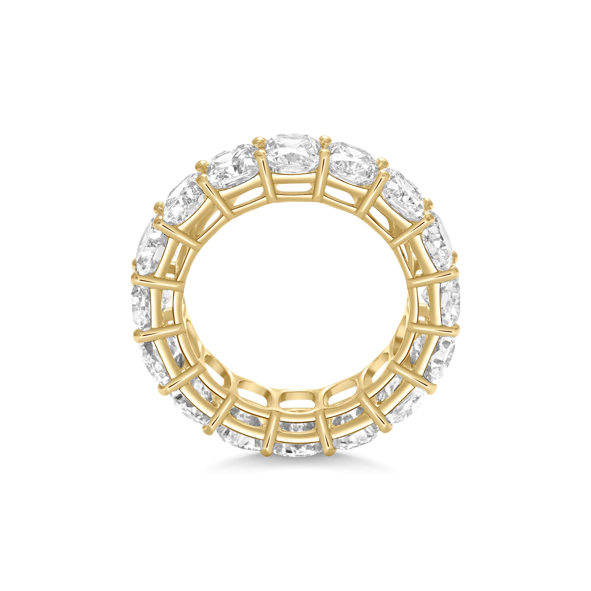 ELONGATED CUSHION ETERNITY RING