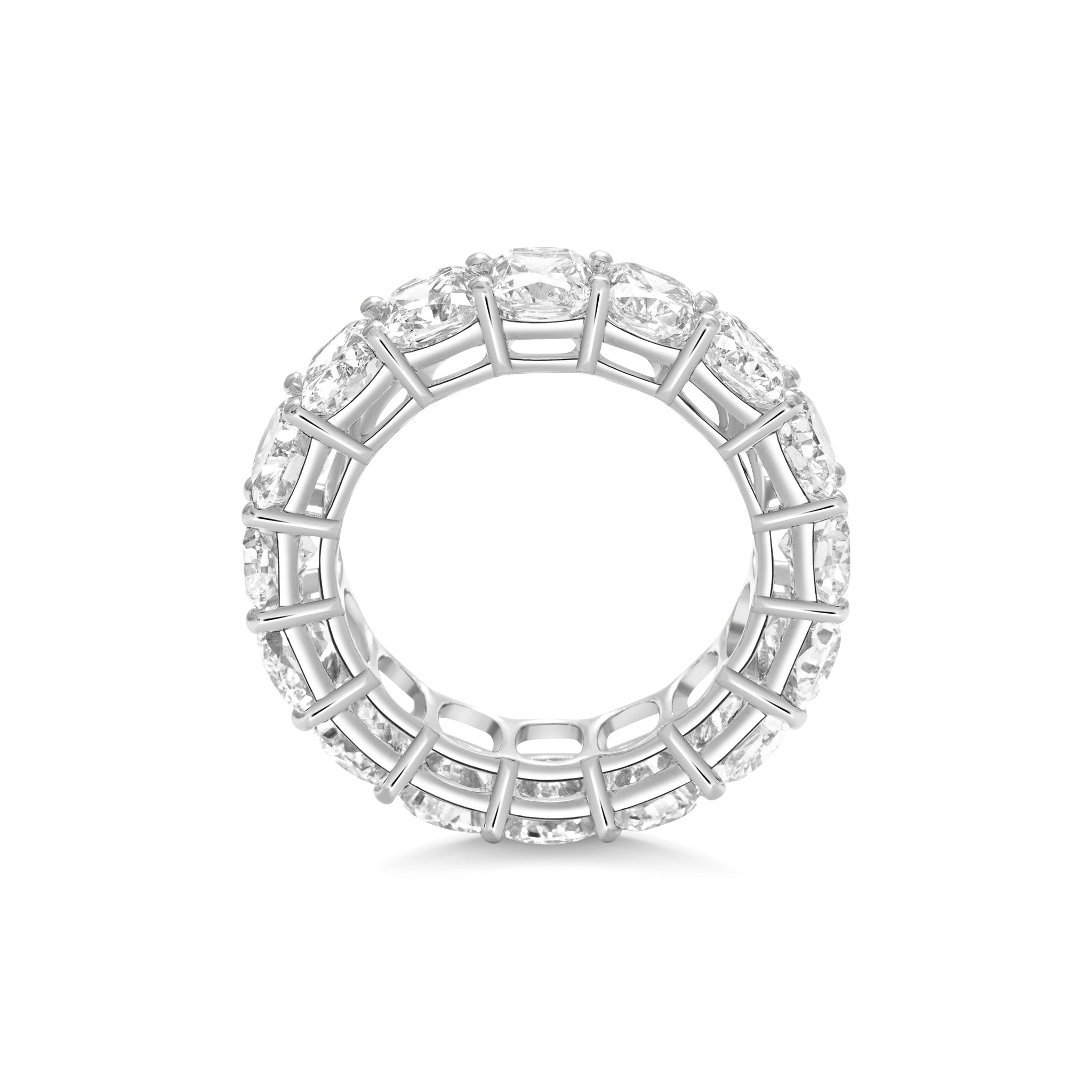 ELONGATED CUSHION ETERNITY RING