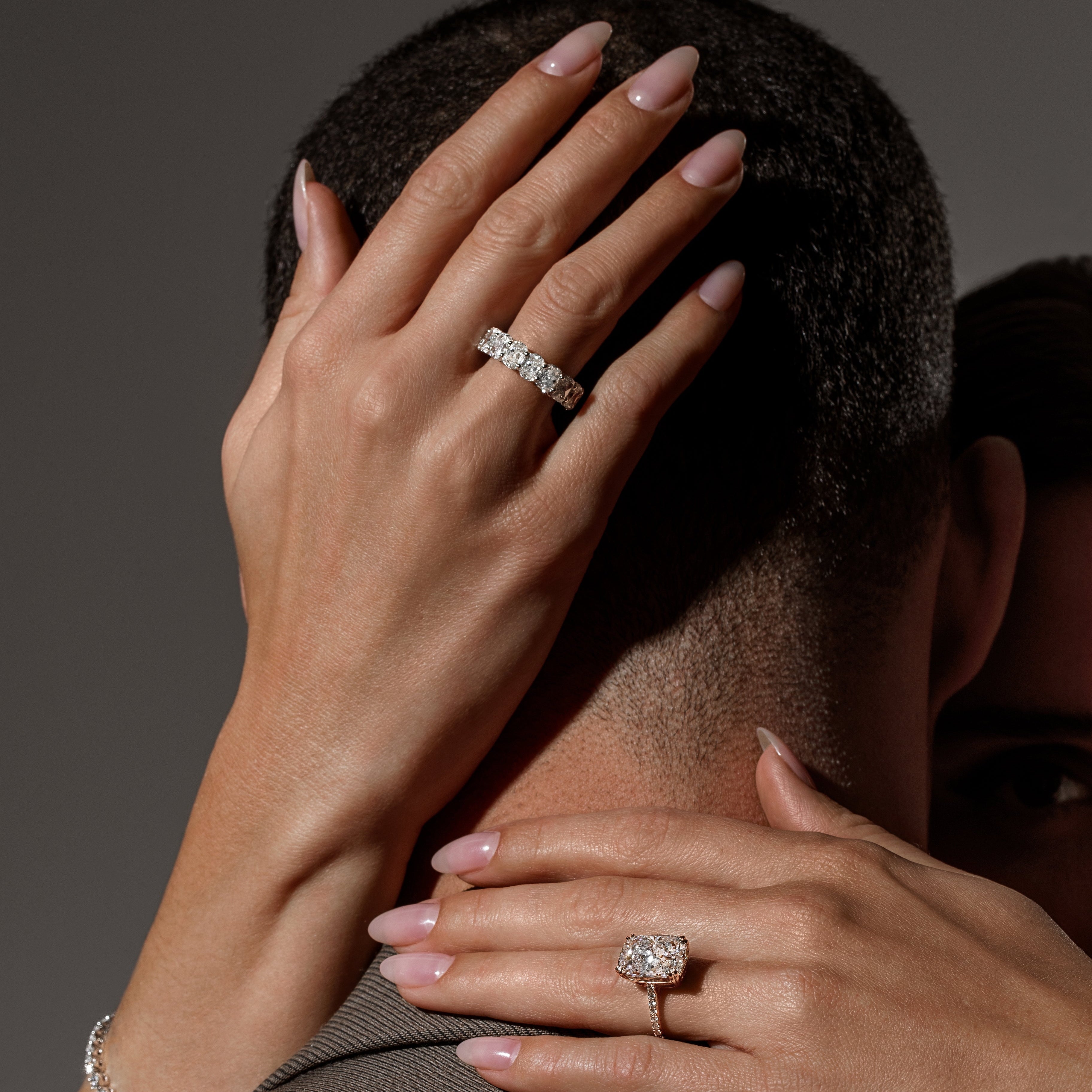 ELONGATED CUSHION ETERNITY RING - LM STUDIO GmbH