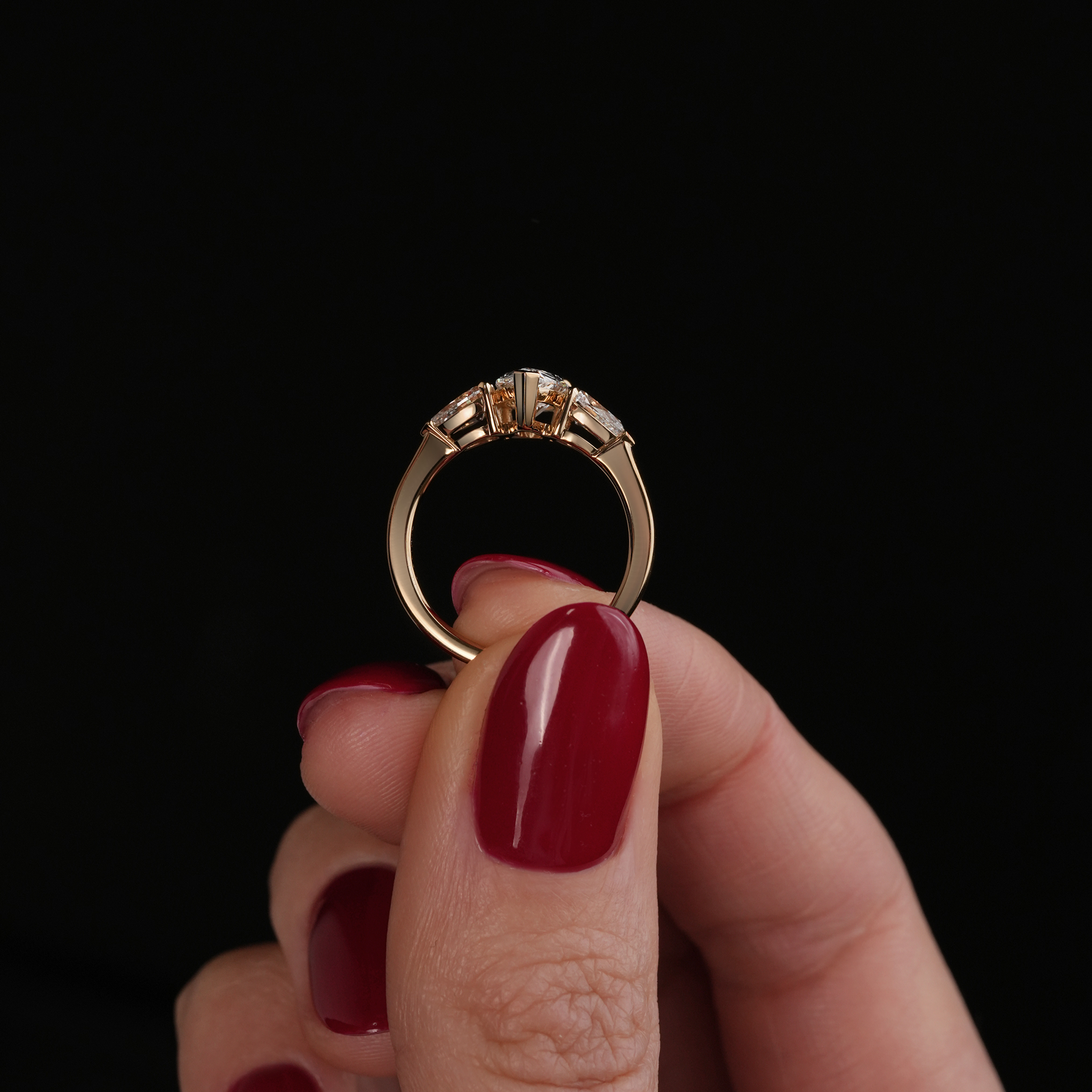 MARLA 1.04 ct, size 52, yellow gold - LM STUDIO GmbH
