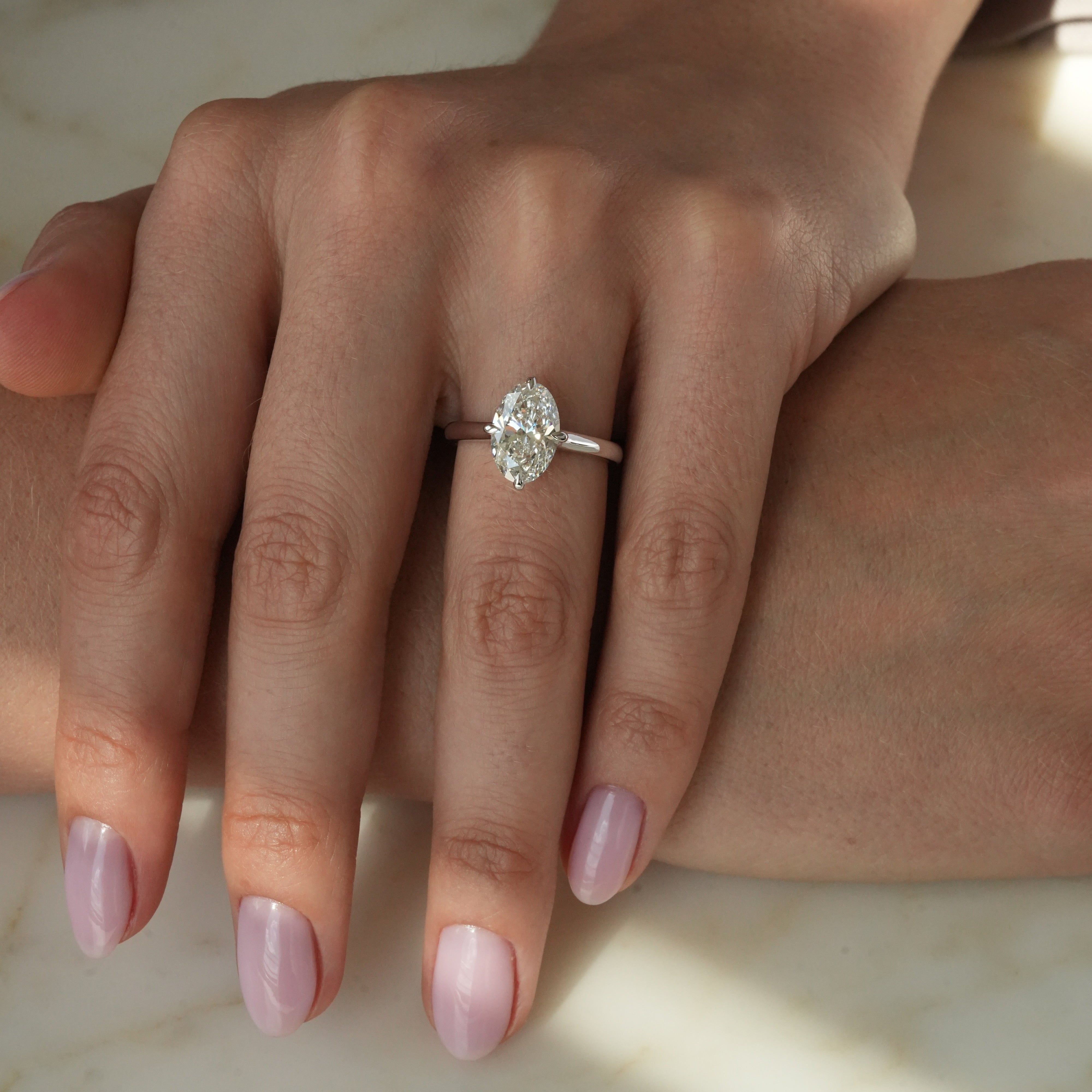 SIENNA 3.02 ct, size 57, white gold