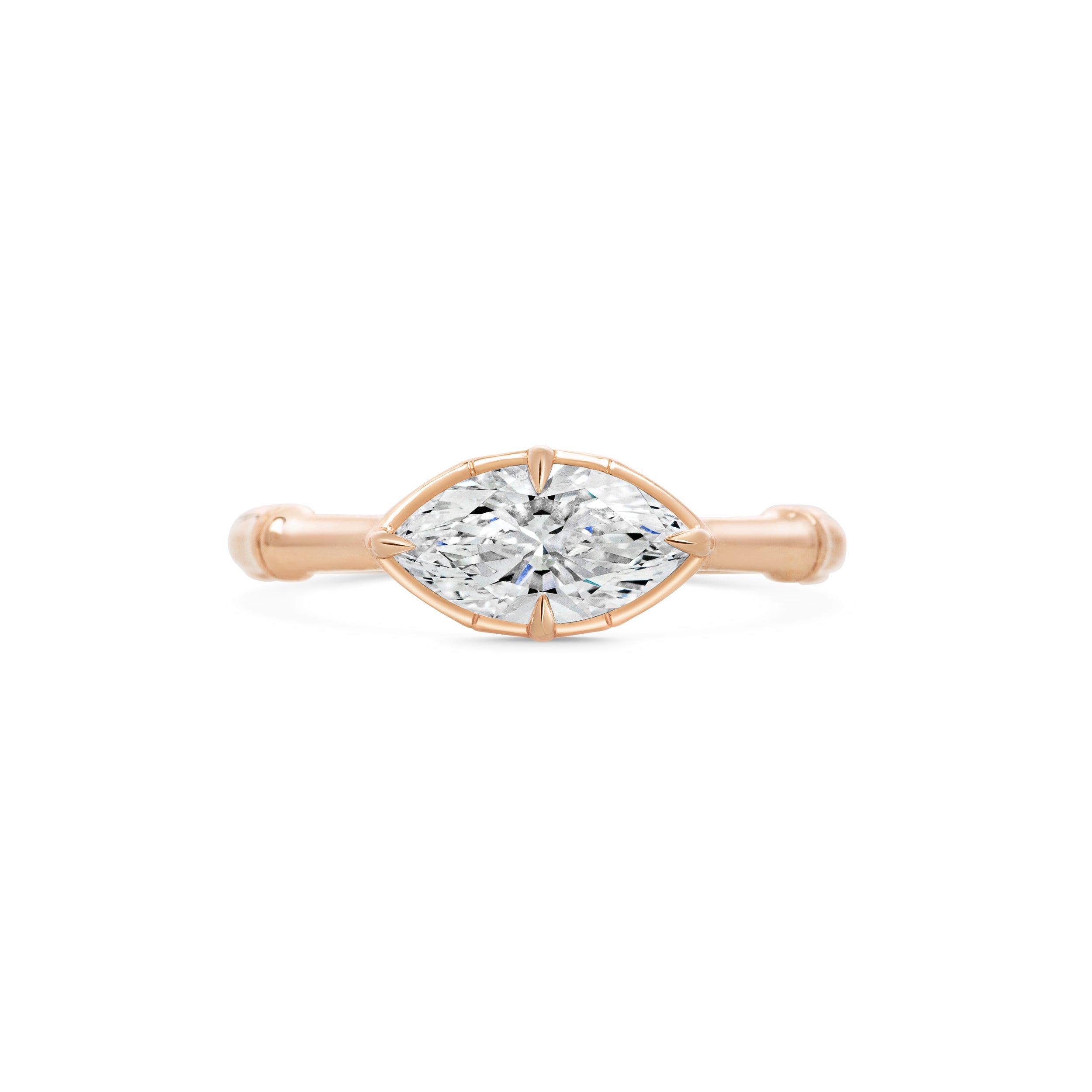 SUGAR CANE MARQUISE RING