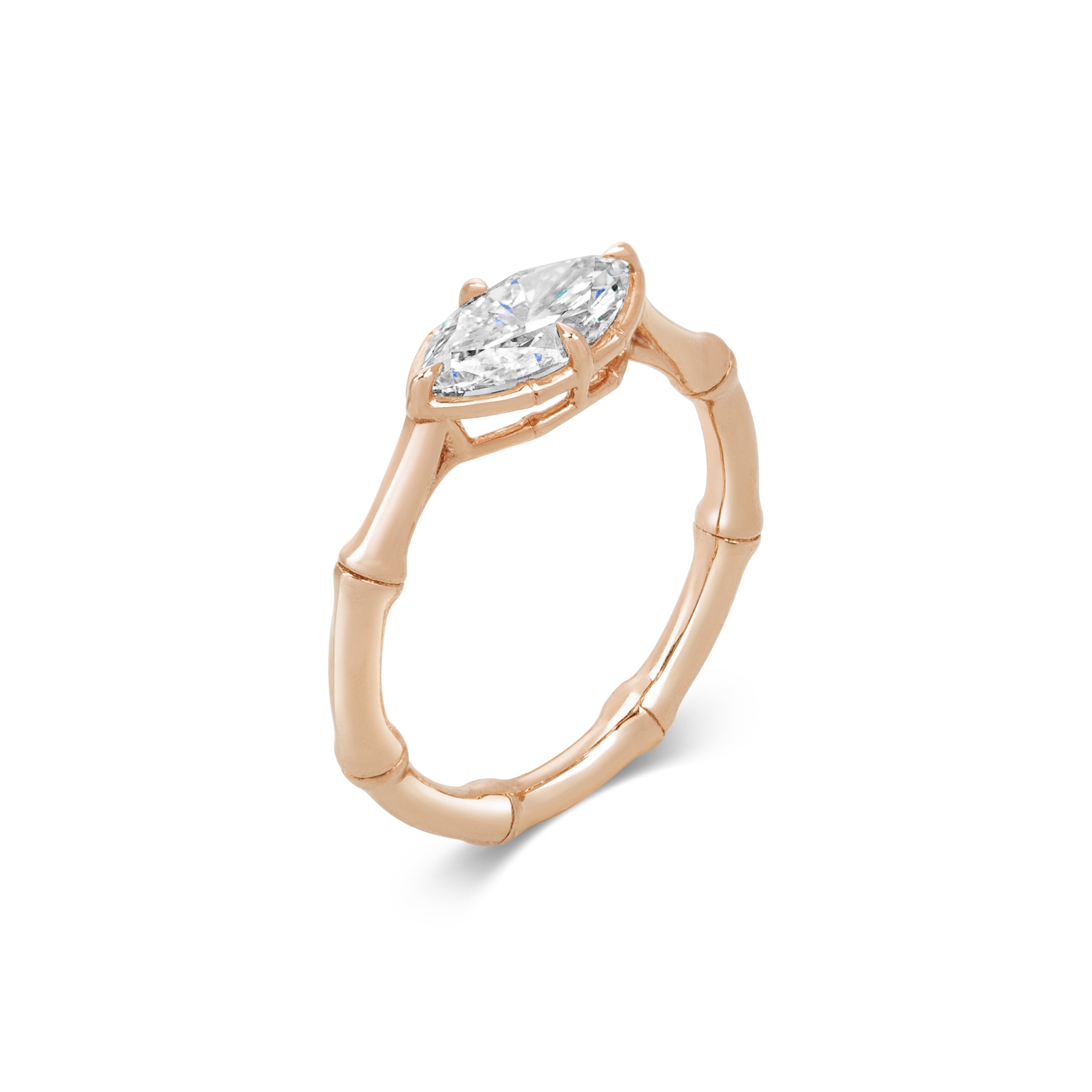 SUGAR CANE MARQUISE RING