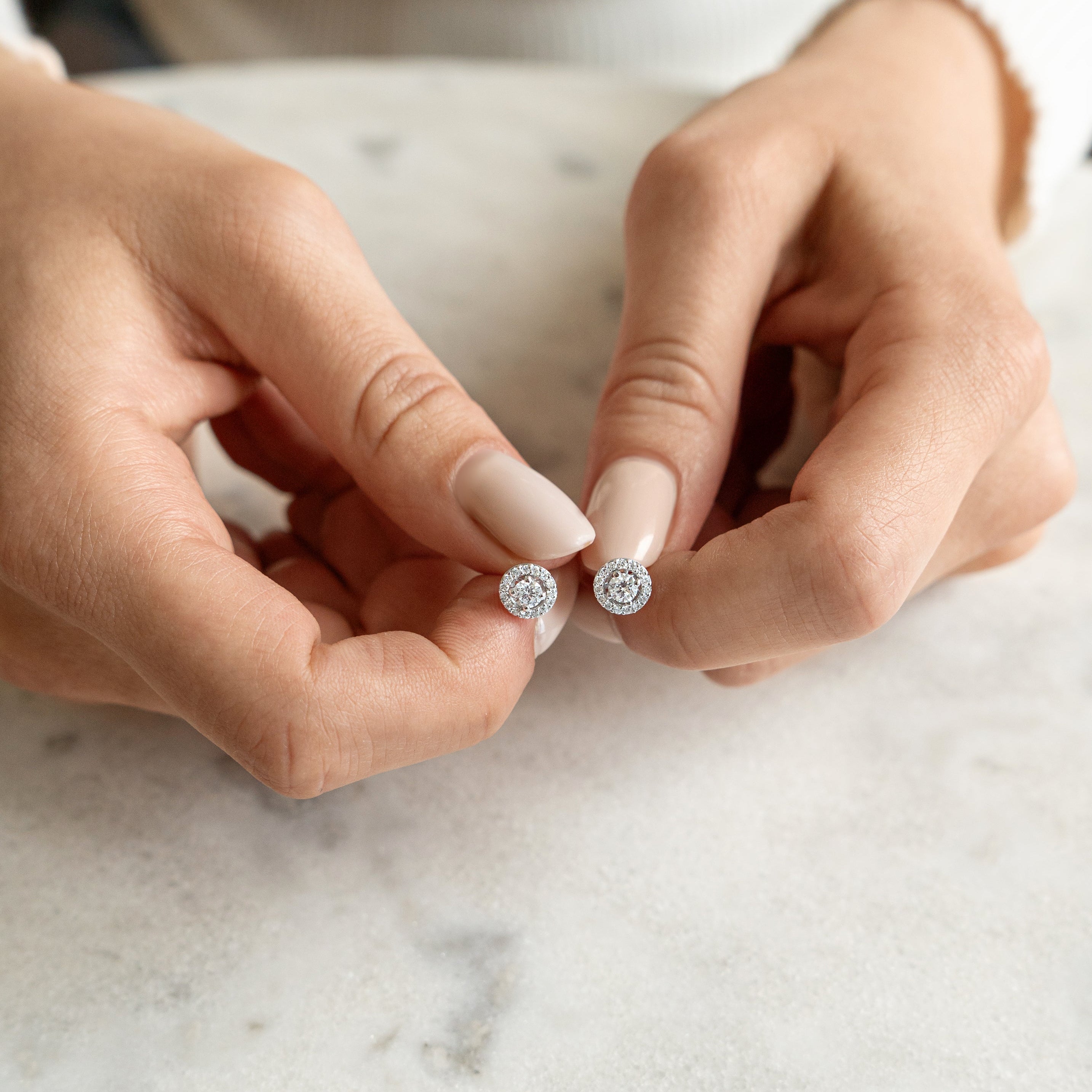 Sample Sale Halo Studs