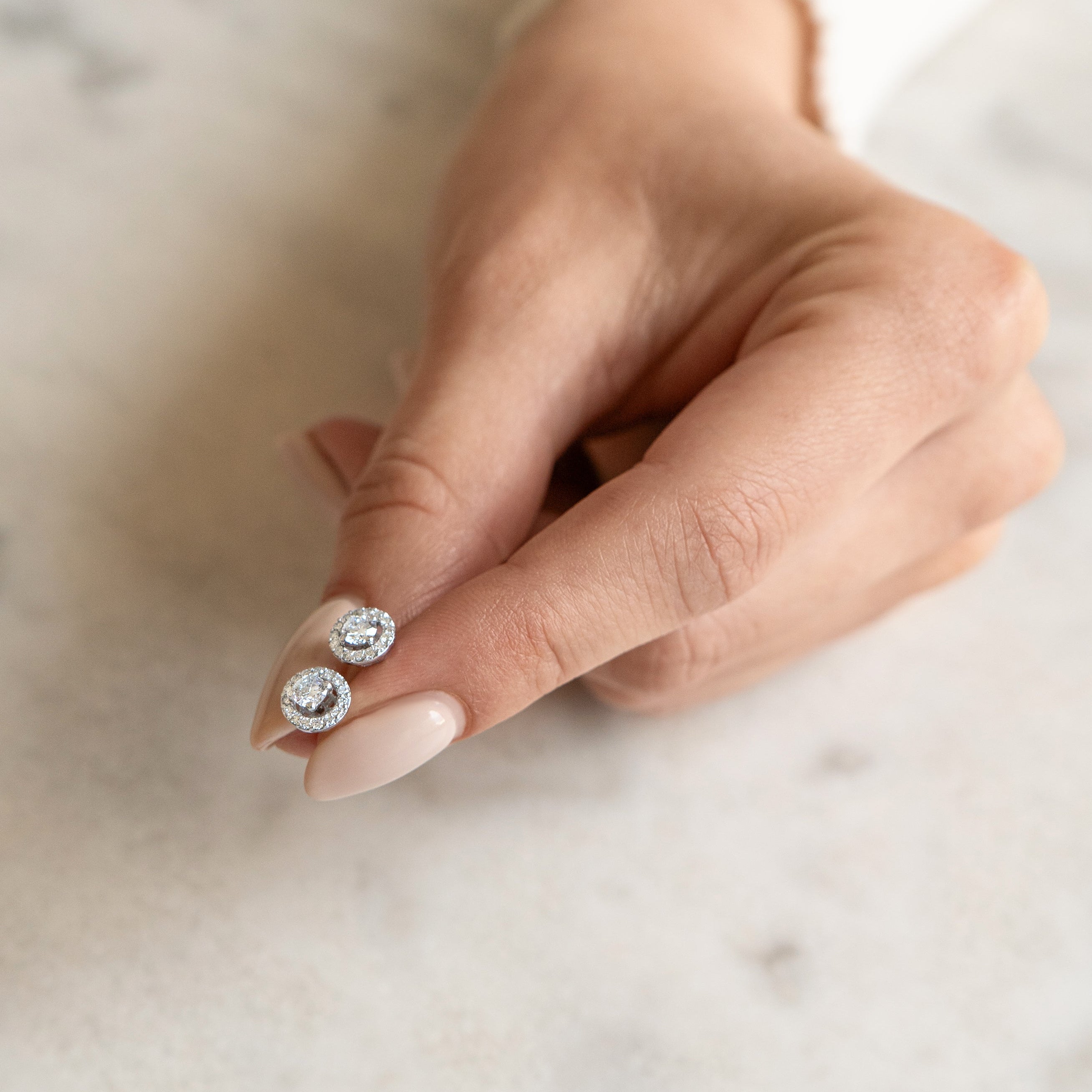 Sample Sale Halo Studs